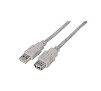 Aisens Cable de extensión USB 2.0 Tipo A macho/hembra 1 m