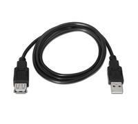 AISENS - A101-0015 cable USB USB 2.0 1 m USB A Negro