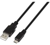 Aisens Cable USB A101-0027 USB 2.0 A a Micro-B 0,8 m Negro