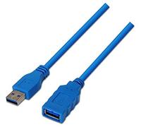 Aisens Cable USB 3.0 A105-0046 Tipo A macho a A hembra 2 m Azul