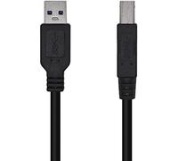 Aisens a105-0445 cable usb 3.0 impresora tipo a/m-b/m, negro, 3.0m