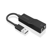 AISENS - A106-0766 - Conversor USB 3.0 A Ethernet Gigabit 10/100/1000 Mbps, Negro, 15Cm