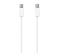 AISENS - A107-0856 - Cable USB 2.0 3A 60W Apple, Tipo USB-C/M-USB-C/M, Blanco, 2.0M