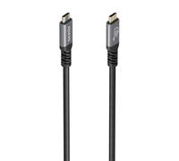AISENS - A107-0988 - CABLE USB 3.2 GEN2x2 ALUMINIO 20GBPS 8K@30HZ 5A 100W E-MARK, TIPO USB-C/M-USB-C/M, 3.0M