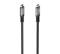 AISENS - A107-0989 - CABLE USB 3.2 GEN2 ALUMINIO 10GBPS 8K@30HZ 5A 100W E-MARK, TIPO USB-C/M-USB-C/M, 4.0M