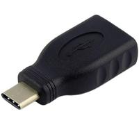 Aisens Adaptador USB A108-0323 USB-C macho a USB-A hembra 3.1 Gen1 5Gbps 3A Negro