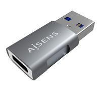 Aisens A108-0655 Mini USB 3.2 Gen2 10G 3A Tipo USB-C/H-A/M Gris