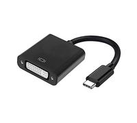 AISENS - A109-0346 conversor USB-C a DVI-I, USB-C Macho a DVI 24+5 Hembra, Negro, 15cm