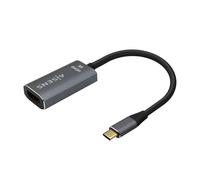 AISENS - A109-0683 - Conversor Aluminio USB-C a HDMI 4K@60Hz, USB-C/M-HDMI/H, Gris, 15Cm