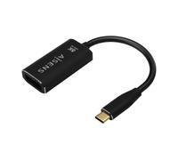 Aisens Conversor USB Tipo-C a DisplayPort A109-0690 – 27W, 1250Mbps, 15 cm, Negro