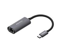AISENS - A109-0709 - Conversor USB3.1 Gen1 USB-C a Ethernet Gigabit 10/100/1000 Mbps, Gris, 15Cm