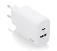Aisens A110-0758 Cargador 25W 1xUSB-C PD3.0 1xUSB-A QC3.0 Blanco