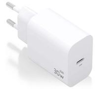 AISENS - Cargador GaN 30W, 1xUSB-C PD3.0, Blanco - A110-0940