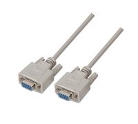 AISENS A112-0066 cable de serie Beige 1,8 m DB9