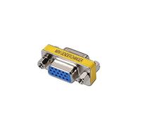 AISENS A114-0082 - Adaptador SVGA HDB15/H-HDB15/H, Color armarillo