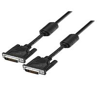 AISENS A117-0089 - Cable DVI 24+1 con ferrita (1.8 m, soporta resoluciones de 2560 x 1600) Color Negro