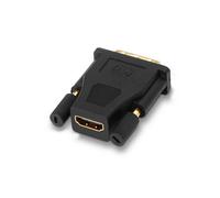 AISENS - A118-0091 cambiador de género para cable DVI 24+1 HDMI A Negro