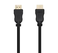 AISENS A119-0528 Cable HDMI V1.4 aleación CCS 14+1 alta velocidad, A/M-A/M, negro, 1.0m