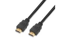 AISENS A120-0120 - Cable HDMI 2.0 (1.5 m, 4K, HDR, 60 Hz, con Ethernet, 18 Gbps, Ultra HD) Color Negro