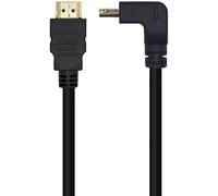 Aisens a120-0457 cable hdmi v2.0 acodado premium alta velocidad/hec 4k