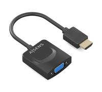 AISENS A122-0947 adaptador de cable de vídeo 0,15 m HDMI tipo A (Estándar) VGA (D-Sub)