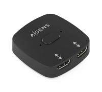 Aisens Conmutador HDMI A123-0948 4K 60 Hz 2x1 Bidireccional Plug and Play LED Negro