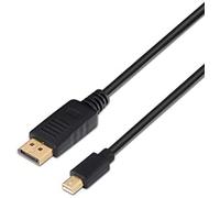 Aisens Cable Mini DisplayPort (Macho) a DisplayPort (Macho) v1.2 4K@60Hz 3 m Negro