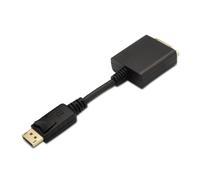 Aisens conversor displayport a dvi single link - dp/m-dvi/h - 15cm - negro
