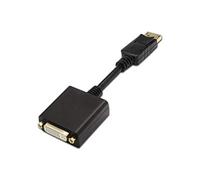 AISENS A125 - 0133 - Convertidor a DVI de 15 cm, Color Negro