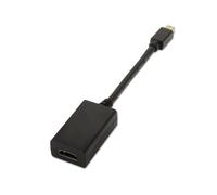 AISENS A125-0137 - Conversor Mini DP a HDMI DE 15 cm, Color Negro