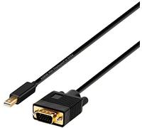 AISENS - A125-0362 cable conversor mini dp a VGA, mini dp macho a VGA macho, negro, 2.0m