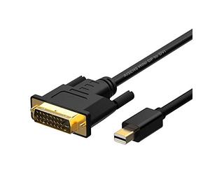 AISENS - A125-0363 Cable conversor Mini DP a DVI, Mini DP Macho a DVI Macho, Negro, 2.0m