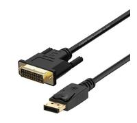 Aisens A125-0366 Cable Conversor DisplayPort a DVI 2m Negro 24K 1920x1080@60Hz