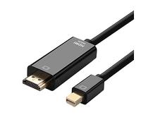 AISENS A125-0458 Cable conversor MINI DP a HDMI, MINI DP/M-HDMI/M, negro, 3.0m