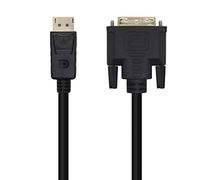 AISENS A125-0463 Cable conversor DISPLAYPORT a DVI, DP/M-DVI/M, negro, 3.0m