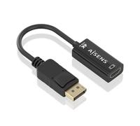 AISENS - A125-0905 - CONVERSOR DISPLAYPORT A HDMI 4K@60HZ, DP/M-HDMI/H, 15CM