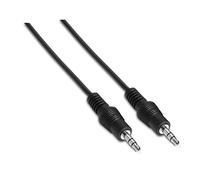 AISENS A128-0141 - Cable Audio Estéreo (Jack 3.5, 0.3 m) Color Negro