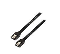 AISENS A130-0157 - Cable Datos con Anclajes (0.5 m, para Disco Duro SATA) Color Negro