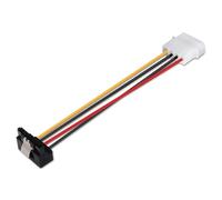 AISENS A131-0163 - Cable acodado con Anclajes DE 16 cm (4pin/M-SATA) Color Negro