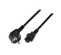 AISENS A132-0172 cable de transmisión Negro 1,5 m CEE7/7 C5 acoplador