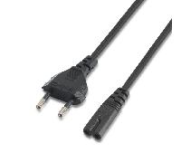 AISENS A132-0173 cable de transmisión Negro 1,5 m CEE7/7 C7 acoplador