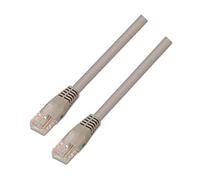 AISENS A133-0181 - Cable de Red latiguillo RJ45 (5 m, 10/100 Mbit/s, conmutador/Router/Módem/Panel de Conexiones/Punto de Acceso/Campos de Conexión) Color Gris