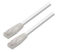 AISENS A133-0197 Cable Red RJ45 Cat5e UTP 1m Blanco 100 Mbit/s