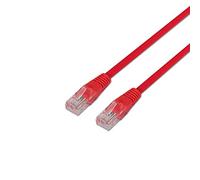 AISENS A135-0237 - Cable de Red latiguillo RJ45 (0.5 m, 10/100/1000 Mbit/s, conmutador/Router/Módem/Panel de Conexiones/Punto de Acceso/Campos de Conexión) Color Rojo