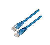 AISENS A135-0242 - Cable de Red latiguillo RJ45 (1 m, 10/100/1000 Mbit/s, conmutador/Router/Módem/Panel de Conexiones/Punto de Acceso/Campos de Conexión) Color Azul