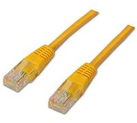 Aisens a135-0253 cable de red amarillo 0,5 m cat6 u/utp (utp)