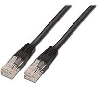 Cable de red Aisens A135-0259 Cat.6 UTP 2m negro contactos oro