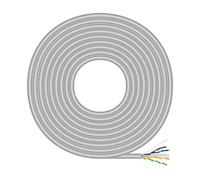 AISENS - A135-0660 - Cable de red RJ45 Cat.6 UTP rígido AWG23 CCA, gris, 100m