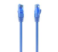 AISENS - A135-0798 - Cable de Red Latiguillo RJ45 Cat.6 UTP Awg26 CCA, Azul, 0.75M