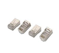 AISENS A138-0293 - Conector RJ45 8 Hilos (10 uds) Color Plata